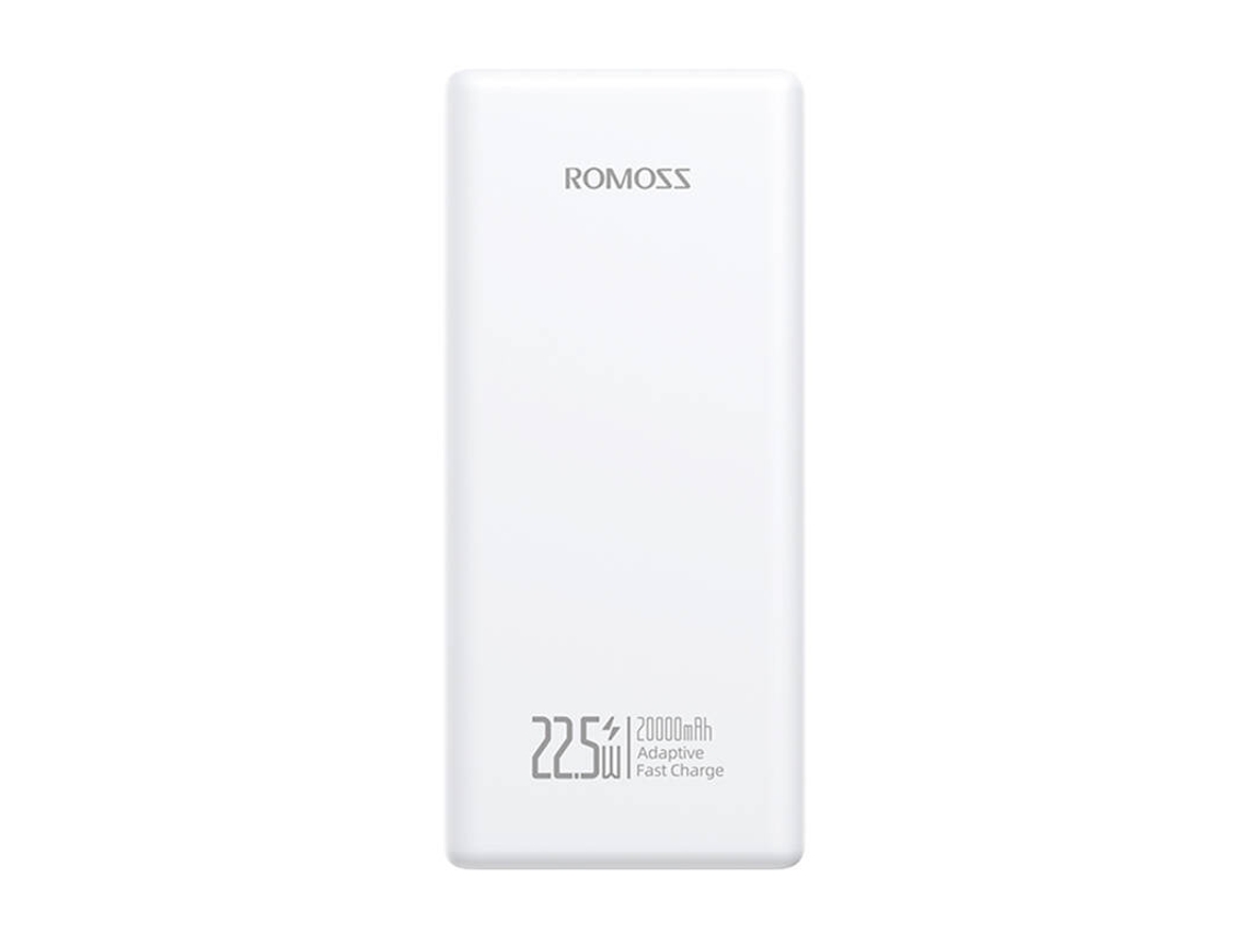 Romoss Powerbank Prc20 20000mah 22,5w Para Celulares Carregador Rápido Usb-c