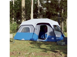 Vidaxl Tenda Familiar C/ Led 9 Pessoas Libertação Rápida Azul-claro