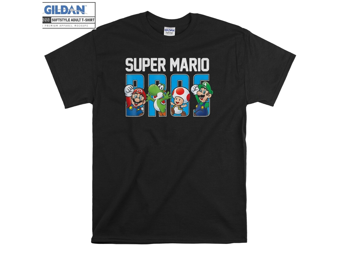 T-shirt Rockinstone Nintendo Super Mario Bros Splash（s）