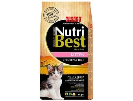 Ração para Gatos PICART Nutribest Premium (8Kg - Sabor: Frango)