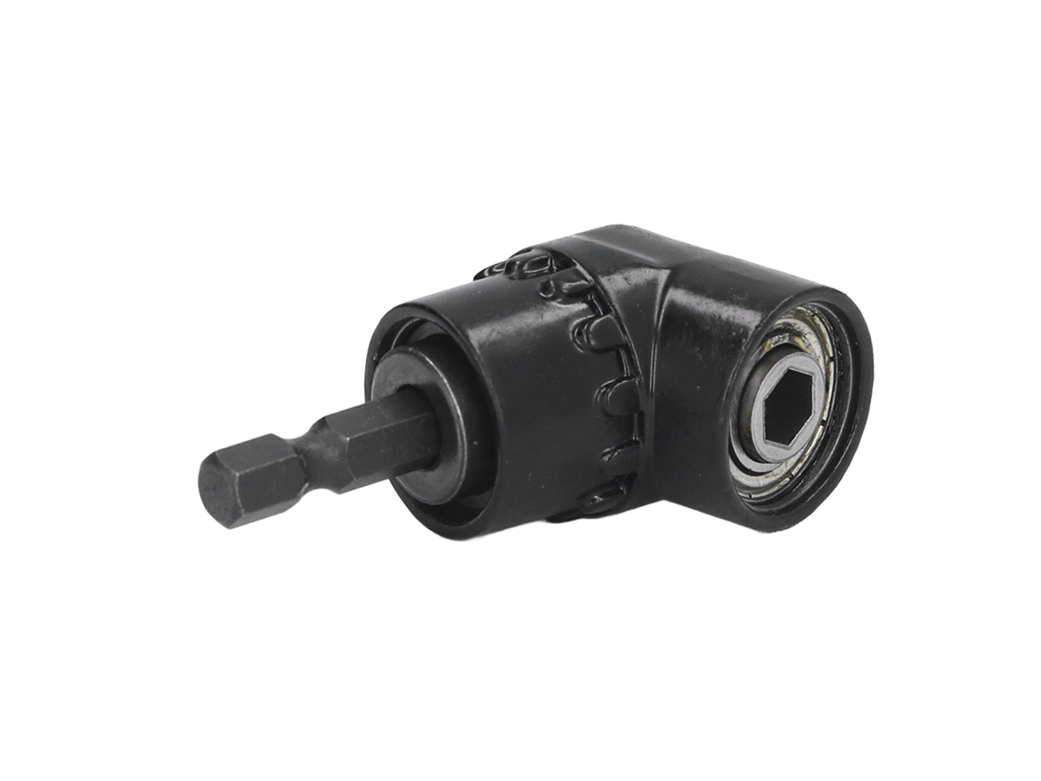 Adaptador de broca de ângulo reto com porta broca angular haste hexagonal 1/4 polegada acessório para parafusadeira S/MARCA