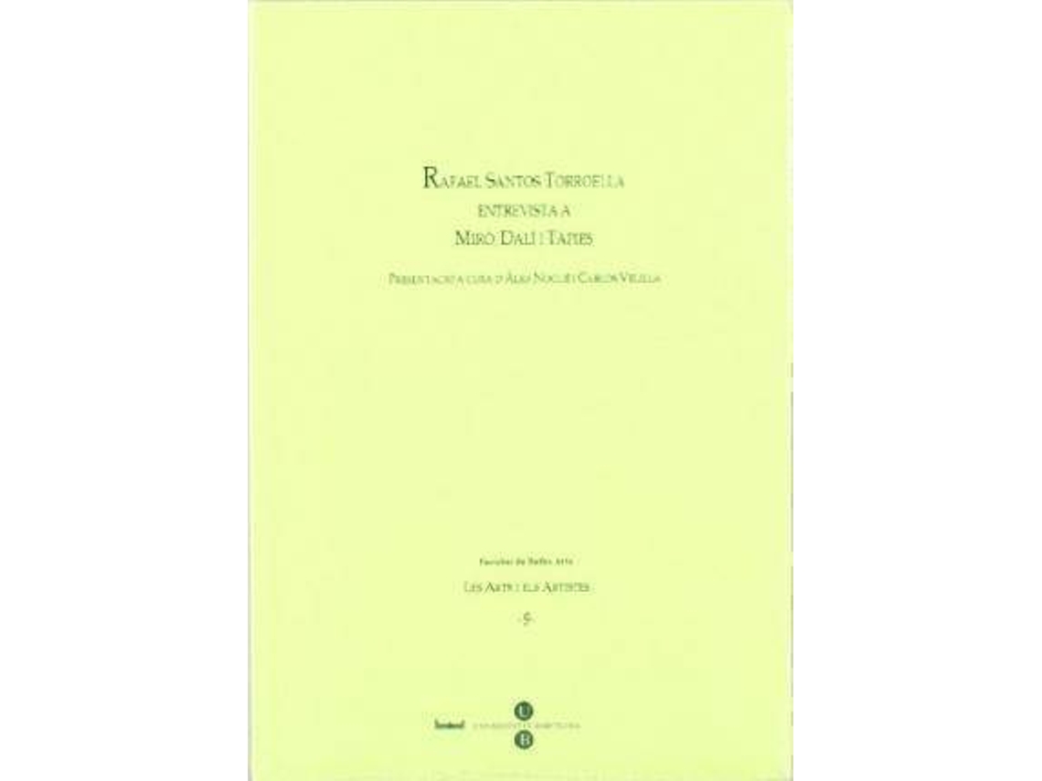 Livro Rafael Santos Torroella Entrevista a Miro, Dali I Tapies de Rafael Santos Torroella (Inglês)