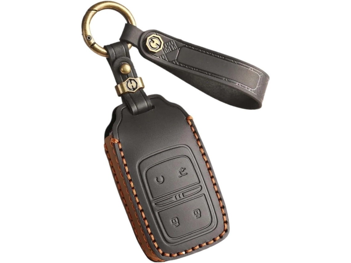 Capa De Couro Para Chave Carro Compatível Com Jetour G700 T2 T1, Capa Protetora Decorativa Para Chave De Carro