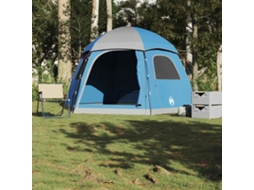 Vidaxl Tenda Familiar Estilo Igloo Para 6 Pessoas Impermeável Azul
