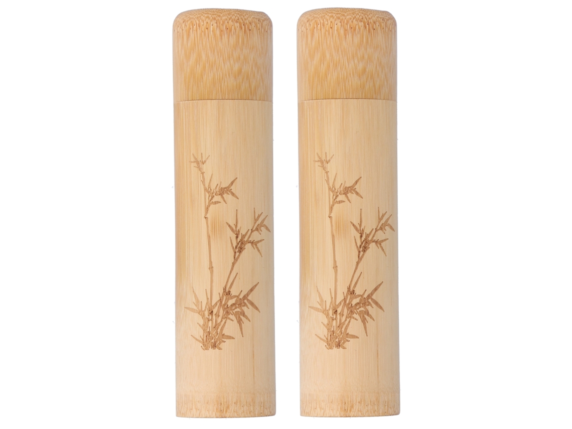 Laxiscreed Vaso Em Bambu Natural E Ecológico Para Chá, Nozes Ou Incenso