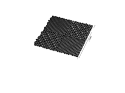 Tapete De Drenagem Interligado, 30cm X 30cm, Design Antiderrapante, 24 Pcs Preto