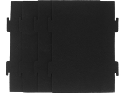 Wml55011, 4 Folhas De Filtro De Carvão Ativado De Reposição, Filtro Ativo