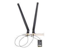 Adaptador Wifi De Duas Frequências 2.4g/5g 300/867mbps Conector De Rede Sem Fio Ngff M.2