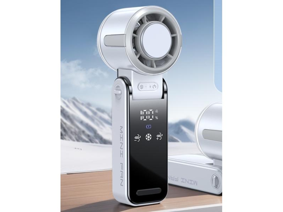 Ventilador de Pescoço MDUG, economia de energia, silencioso, múltiplas velocidades, visor digital