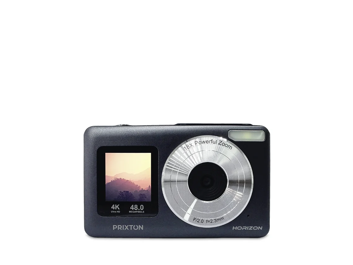 Câmara Digital Horizon Dc915 Prixton (4k Duplo Ecrã)