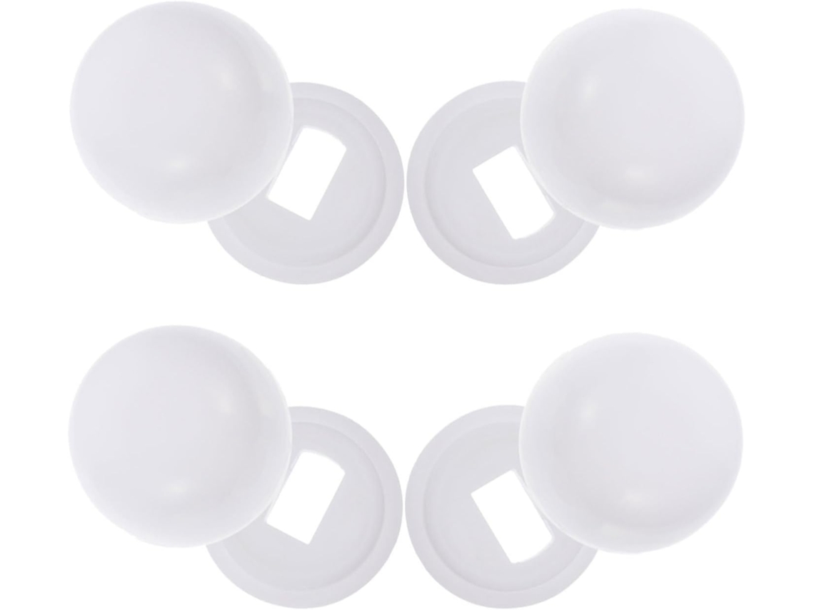 Aboofan Conjunto De 4-tampas Plástico Fusos Piso Vaso Sanitário, Ótimas Tampas De Reposição Proteger E