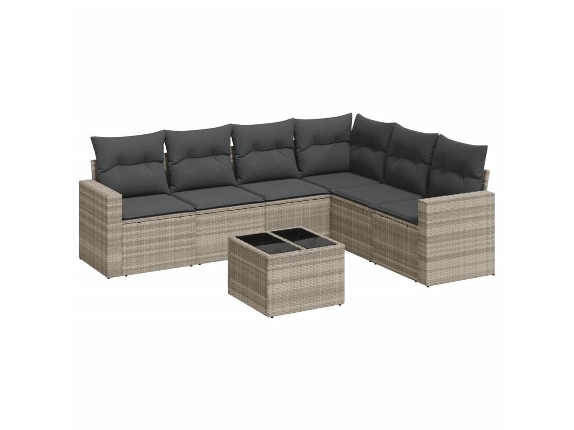 Garden Sofa Set, Garden Sofa Sets Vidaxl Cinzeto Rattan / Vime (n/a)