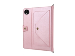 Capa Para Tablet Lurelia, Para Samsung Tab S9 11 Inch X710/x716 Com Alça De Ombro De Bolso, Para Transporte Ao, Ouro Rosa, Porta-cartões
