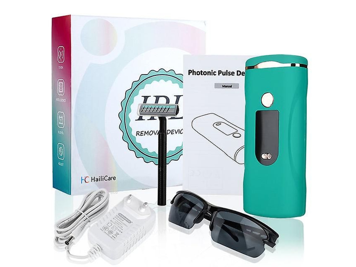 Depilador A Laser Ipl Profissional Com Pulsos De Luz, Indolor, Para Remoção De Pelos Faciais, Da Virilha E Do Corpo, Com 999.999 Flashes.