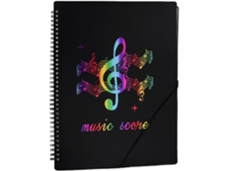 Protetores De Folhas, 20 Folhas Refletoras Músicos, Protetores De Folhas Transparentes Reutilizáveis Com Design