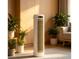Ventilador Portátil de Parede Branco, Corpo Mini 3,5×3,3×12,28 Polegadas, 3 Velocidades Ajustáveis MUDG