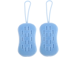 Conjunto De 2 Escovas Banho Callaron Para Massagem Corporal E Limpeza Suave Acessório Relaxante