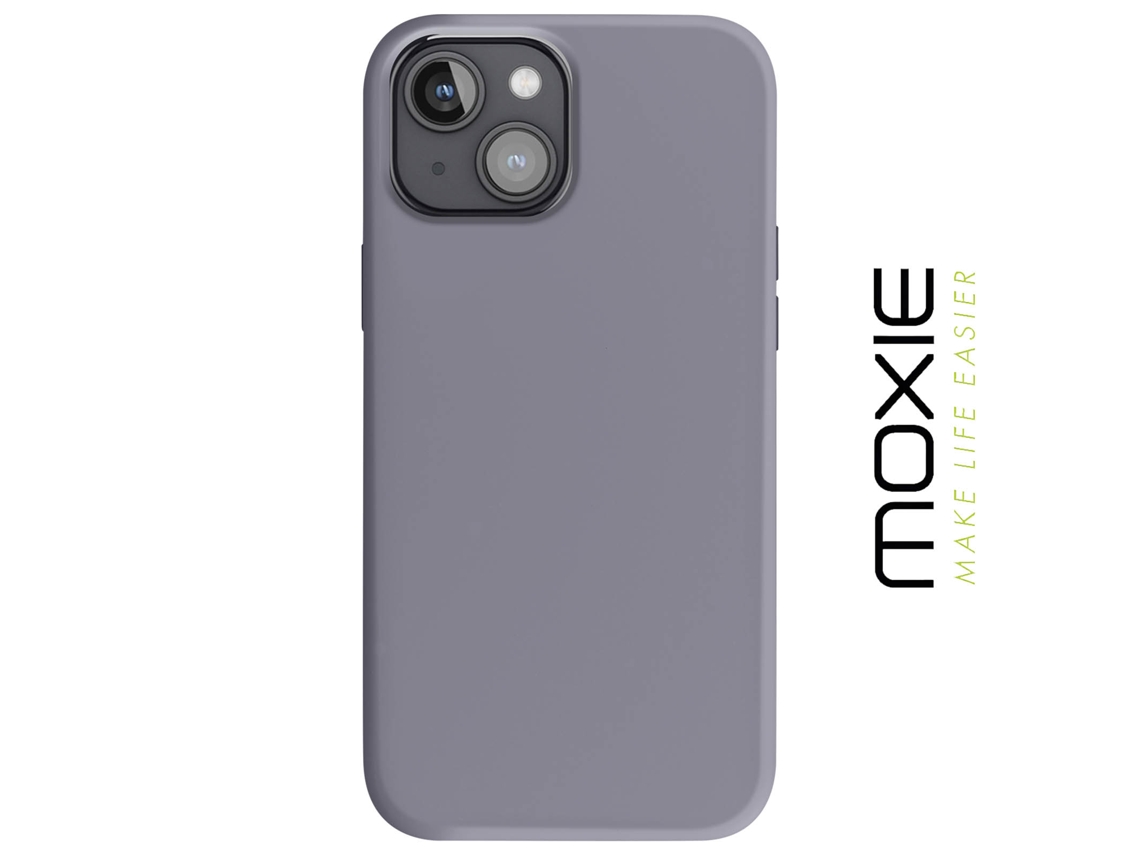Capa para iPhone 15 MOXIE Rígida Cinzento