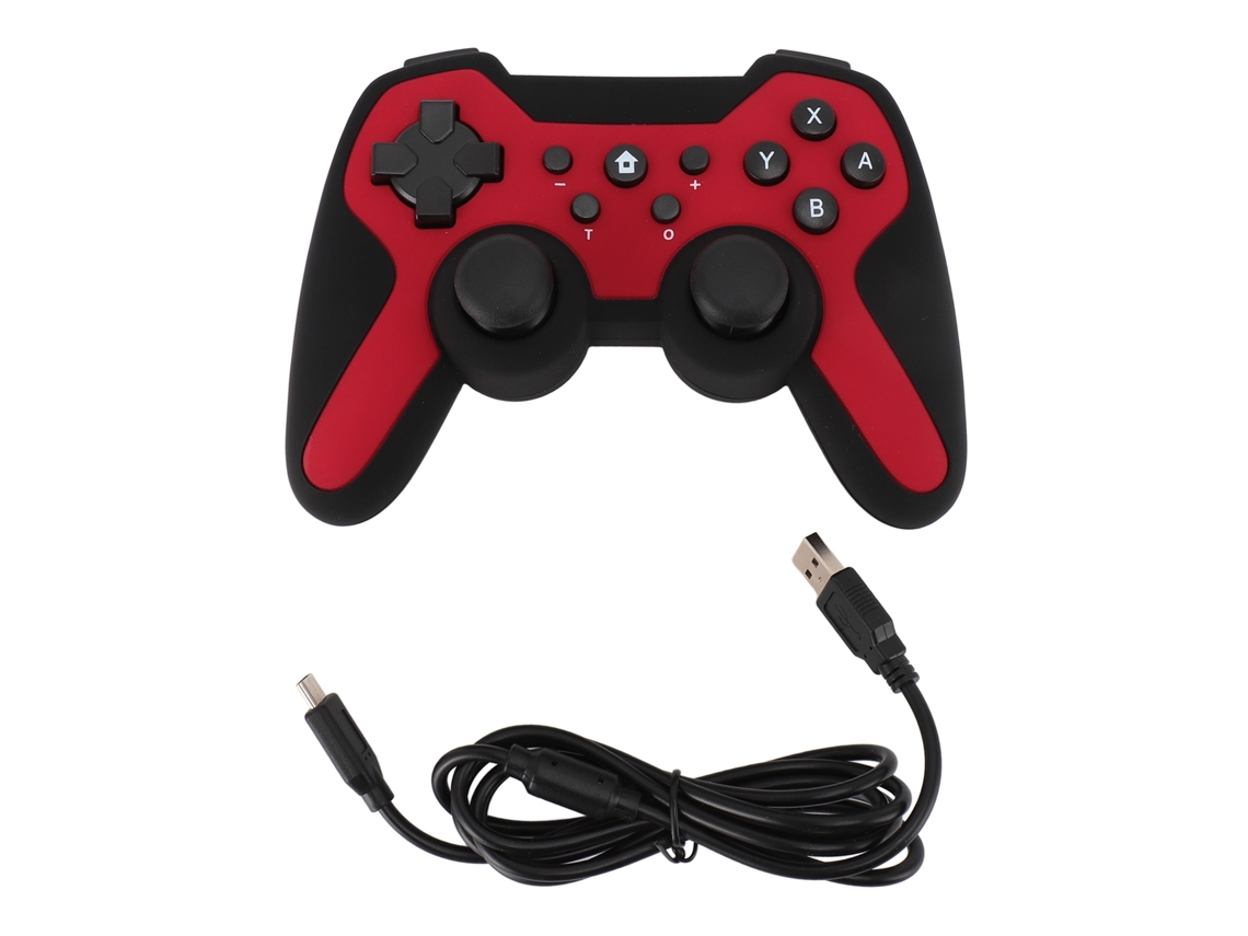 Controle Sem Fio Bluetooth EOOCOO para jogos com vibração e LEDs