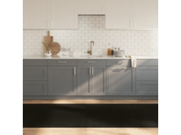 Vidaxl Tapete Retangular 100x1000 Cm Bambu Preto