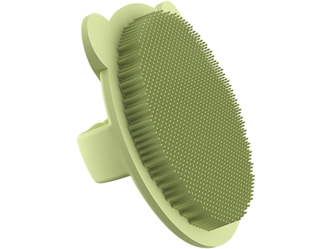 Escova De Silicone Esfoliante Frcolor Para Limpeza Do Corpo E Cabelo, Ideal Para Banho E Viagens