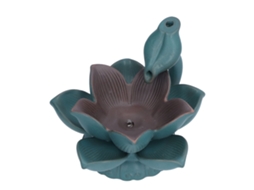 Laxiscreed Incensário Lotus Com Luz Led Colorida Para Casa E Escritório