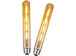 LÂMPADAS LED Nova Line T30 E27 tubo longo vintage 4W substitui 40W halogênea