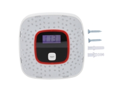 Detector de Monóxido de Carbono com alerta de bateria fraca, auto verificação e baixo consumo para casa | S/MARCA