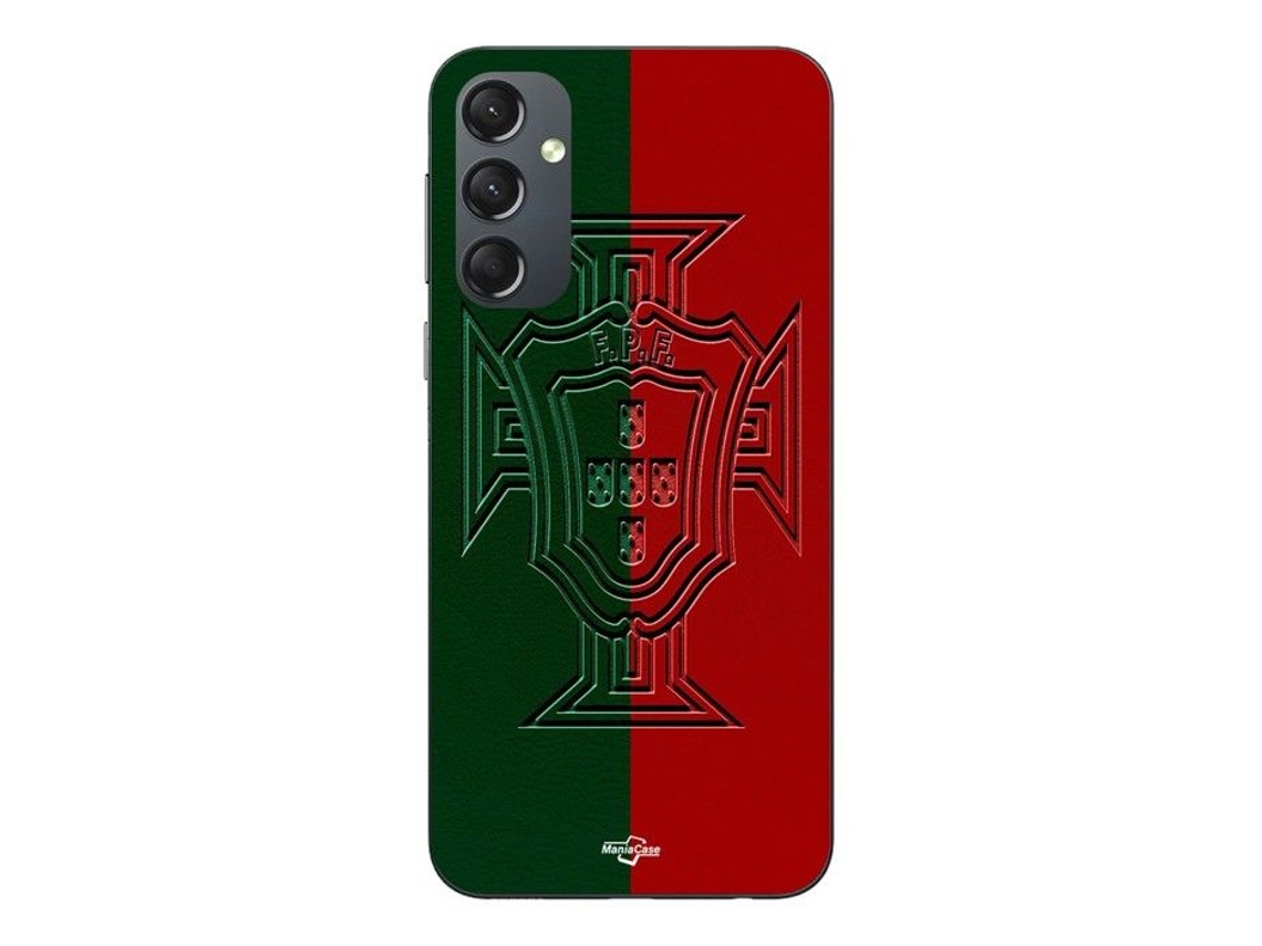 Capa Para Samsung Galaxy A34, Logotipo De Portugal, Silicone, Macia