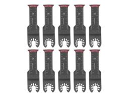 10 Lâminas De Serra Oscilante Universal Para Corte De Metal Madeira Plástico 31mm 1.25in