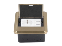 Caixa De Juno De Mesa Para Sala De Conferncias, Tomada De Bancada Padro Com 2 Pinos E 2 Portas Usb, Ac250v Olysi Shop