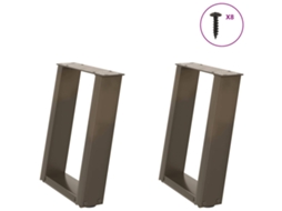 Coffee Table Leg, Coffee Table Legs Vidaxl Marrom Aço (28 X (42-43) Cm)