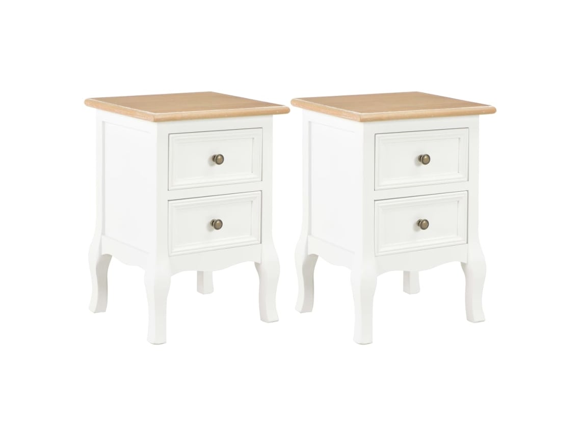 Cabeceira de Cama Madeira MDF Branco (35x30x49cm)