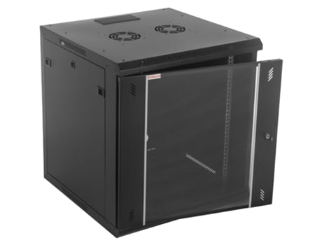 Armário rack mural 19 9U 600x600x500mm parede SOHORack de   RACKMATIC