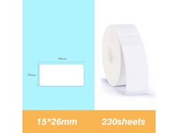 Rótulo Térmico Autoadesivo 15x26mm 230 Folhas Resistente À Água Para Supermercado Loja