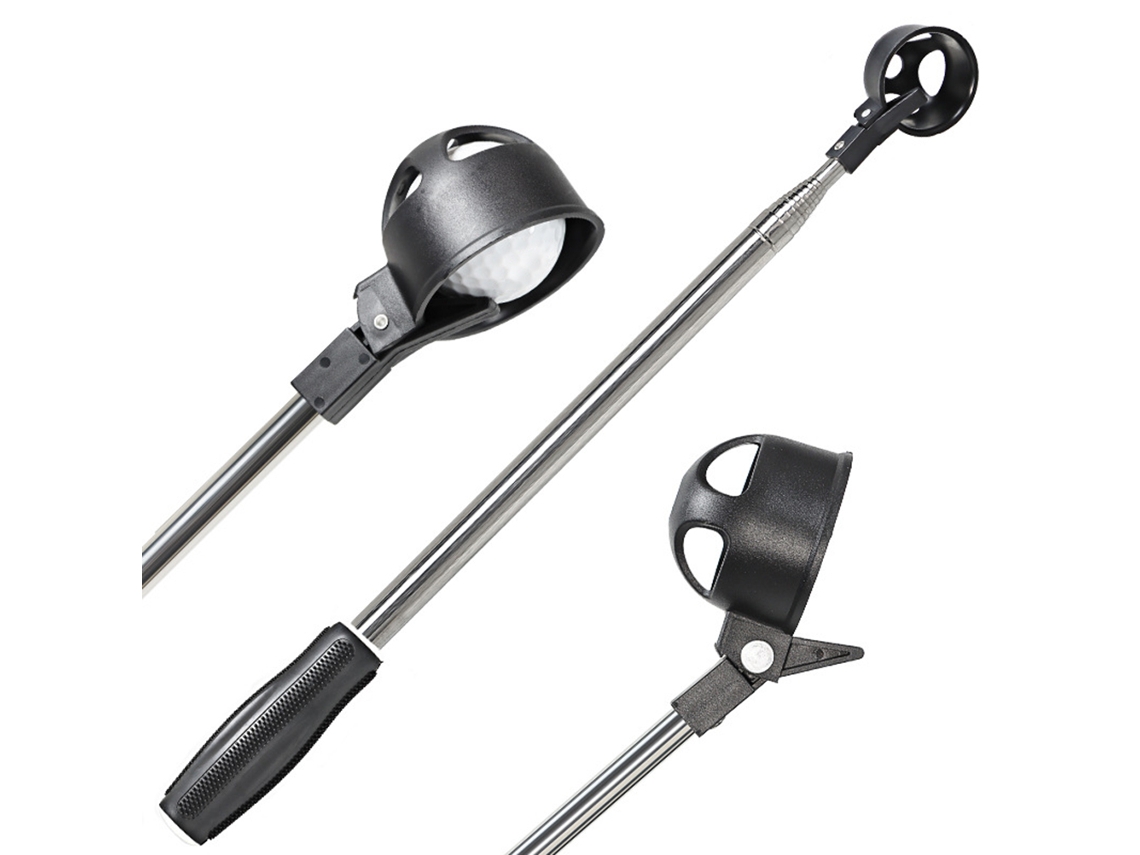 Recuperador de Bolas de Golfe Telescópico Inox para Água, Presente para Homens e Mulheres | S/MARCA
