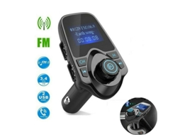 MEOIRUERY Transmissor Fm Bluetooth Versátil, Adaptador De Carro Com Controle De Voz V5.0 Com Conexão Estável, Carregamento Rápido Para Iphone, Galaxy E Todos Os
