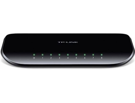 Switch TP-LINK 8-Port Gigabit TL-SG1008D — 1000 Mbps | 8 Portas