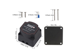 Laxiscreed Isolador De Bateria Dual Ip68 Com Controlo Automático E Manual Para Veículos