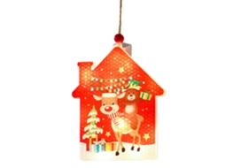 Luz de Natal Pendurada Enfeites de Suspensão de Led de Natal Luz de Natal para Enfeites de Árvore de Natal Decoração de Festa Estilo 6
