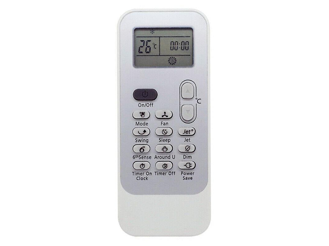 Controle Remoto Compatível Com Ar Condicionado Whirlpool Infravermelho Dg11j1-41 Dg11j1-36 Dg11j1-31