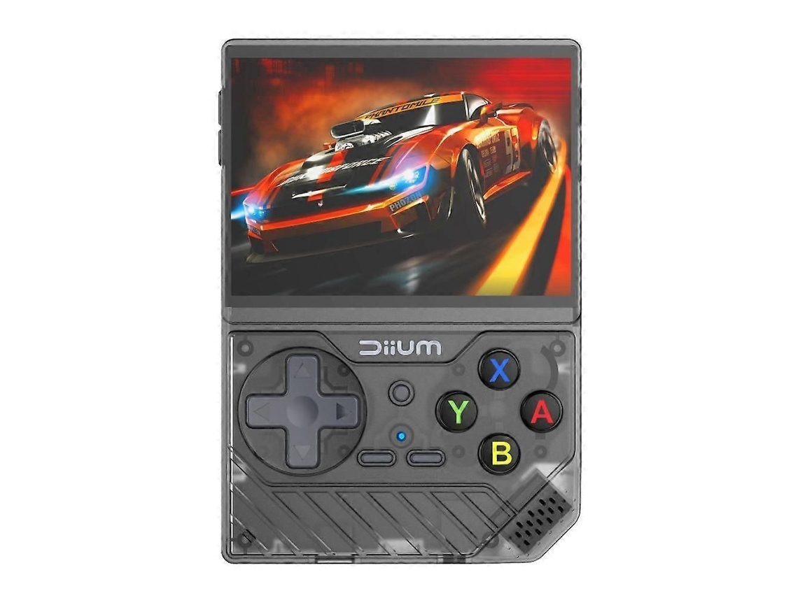 Console de Jogos Portátil Retrô Hd 3,5 Polegadas, 64 Gb, Preto Transparente. GOKOCO