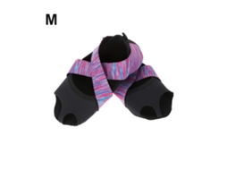 Sapatos De Yoga Não Deslizantes Para Pilates Barre Dança Treino Soft Wrap Roxo M 37-38