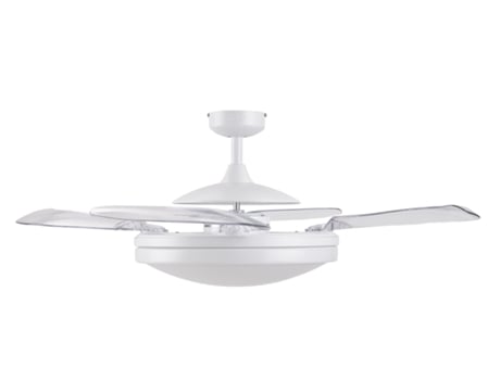 FANAWAY Evo2 Endure 48In 4Blade Ac Fan/Lt 3E27 Wh 3Sp-Tim-Rc