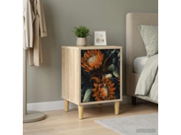 Vidaxl Armário De Cabeceira Lochem Carvalho Sonoma 36 X 33 X 50 Cm