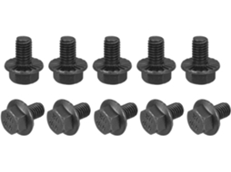 Parafusos Flangeados Sextavados M5x8mm em Aço Grau 10.9, Pac. 25 Pçs CHABERLU