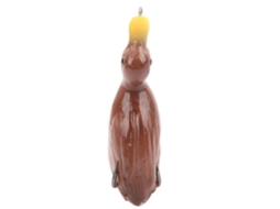 Isca Artificial Pato Silicone com Anzol Marrom
