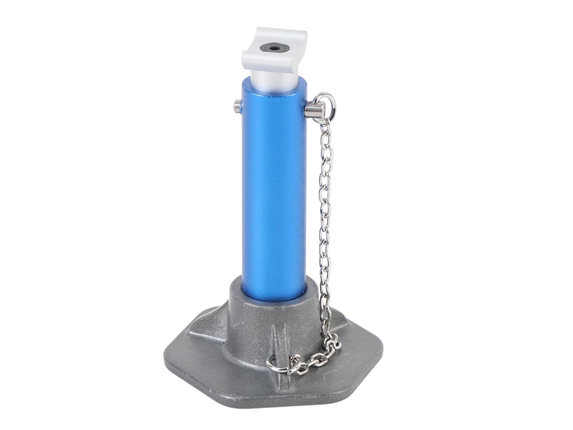 Mali suporte de Macaco para Carro Rc Escalador Simulação Metal 5 Posições Ajustáveis para Modelos Scx10 D90 Azul
