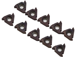 Kit Completo Com Dez Robustos Cossinetes De Rosca Metal Duro Para Lâminas Modelo 16ir Ag60 Vp15tf, Para Usinagem Geral
