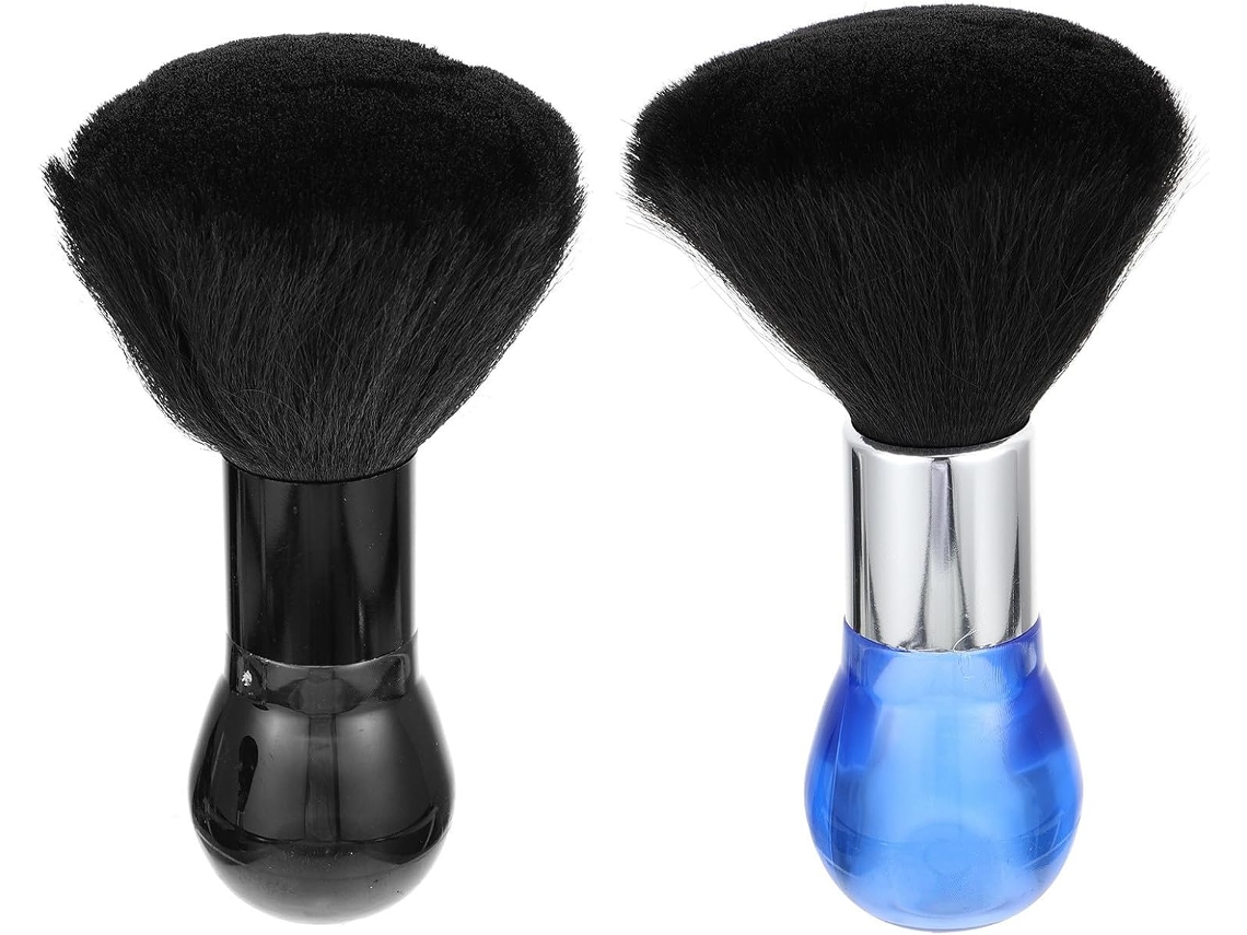 Conjunto Artibetter Com 2 Escovas De Cabelo Multifuncionais Em Abs E Nylon Para Limpeza Cabelos Quebrados Design Simples